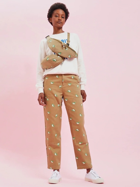 Clare V Pants - Clare V x Monoprix Floral Cargo Pants NEW NWT